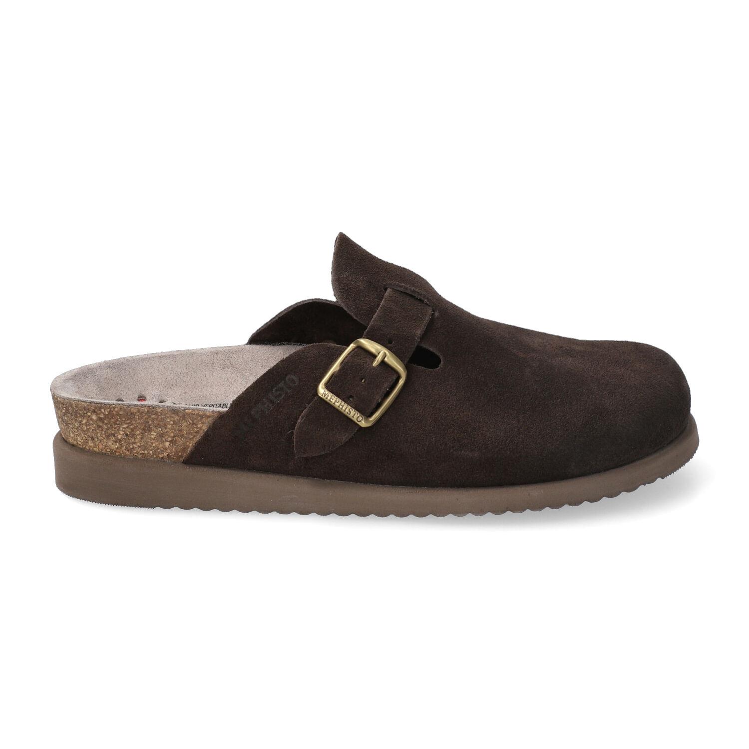 mules femme modèle Halina brun fonce - Mephisto
